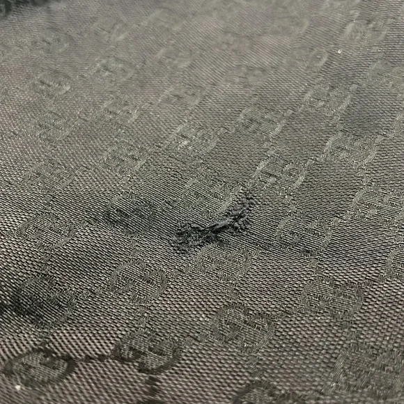 Vintage Gucci | Bamboo GG Black Monogram Shoulder Bag - Picture 9 of 16